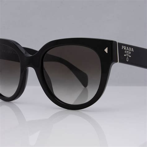 prada swing pr05n white brown cat eye sunglasses|Prada Cat.